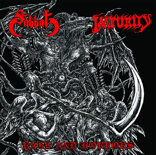 SABBAT (Jap) / IMPURITY (Bra) 'Split' DIGI CD