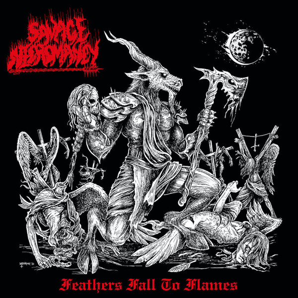 SAVAGE NECROMANCY  (Usa) 'Feathers Fall To Flames' LP