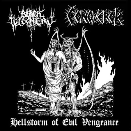 BLACK WITCHERY (Usa) / CONQUEROR (Can) 'Spli' LP