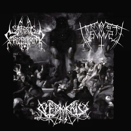 SATANIS MALEFICARUM (Ecu) / IN MORTE SUMUS (Ger) / NEKROKRIST SS (Fin) 'Split' CD