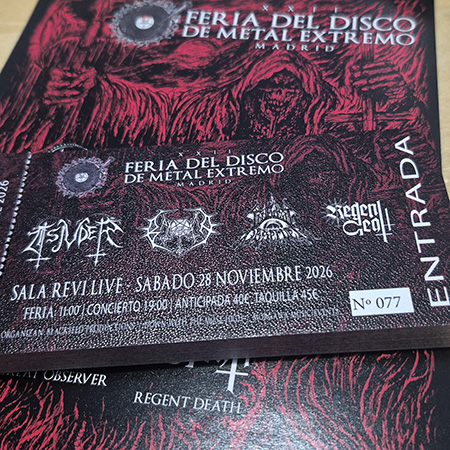 XXII FERIA DEL DISCO DE METAL EXTREMO ticket